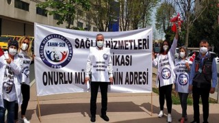 Sağlık hizmetleri sendikası 1’mayıs’ta taksim meydan’ında sağlıkçı arkadaşlarımızı anıyoruz