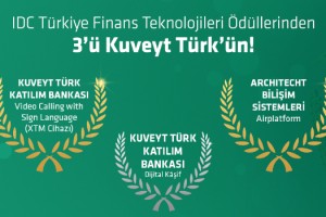 IDC Türkiye'den Kuveyt Türk’e ikisi altın üç ödül birden!
