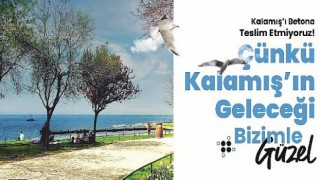 Kalamış sahili bizimle güzel