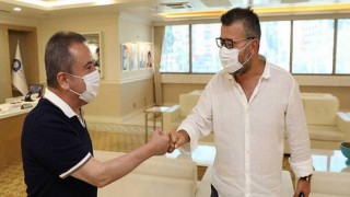 Antalyaspor’un yeni yönetiminden Başkan Muhittin Böcek’e ziyaret