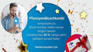 Bosch Termoteknoloji’den Bosch kombi sahiplerine kazandıran kampanya Twitter’da devam ediyor!