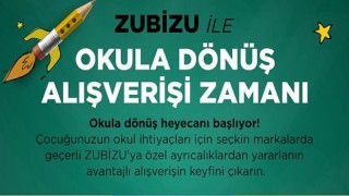 Okula Dönüş Günlerinde ZUBİZU’dan Çok Özel Ayrıcalıklar