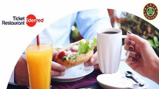 Ticket Restaurant kartlılar öğle molalarında şimdi Kahve Dünyası’nda