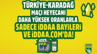 Türkiye-Karadağ maçı heyecanı daha yüksek oranlarla sadece sabit iddaa bayileri ve iddaa.com’da