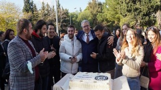 Rektör Budak yeni döneme öğrencilerle başladı