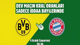 Dortmund-Bayern Münih maçının Kral Oranlar’ı sadece iddaa bayilerinde