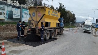 Gebze Pelitli ve Kadıllı’da yol onarım çalışması