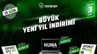 Monster Notebook’un Büyük Yeni Yıl İndirimi Başladı!
