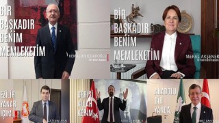 Muhalefet liderleri işaret diliyle “Memleketim” dedi