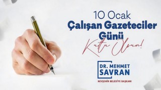 Başkan Savran’ın 10 Ocak Çalışan Gazeteciler Günü mesajı