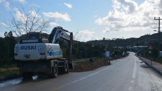 Büyükşehir, Bodrum’da 219 Kez Patlayan DSİ Hattını Değiştirdi