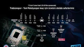 Büyükşehir Trabzonspor Taraftarlarını Maça Ücretsiz Taşıyacak