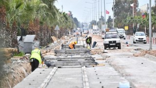 Çiğli Tramvayı’nda çalışmalar hızla devam ediyor