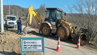 Gebze Tepemanayır’da bozulan yola bakım
