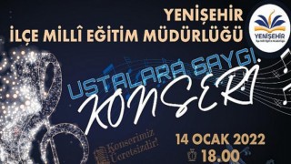 Yenişehir’de sağlık çalışanlarına ithafen konser