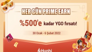 Huobi, yüksek getiri fırsatı sunan “Her Gün PrimeEarn” etkinliğini başlattı