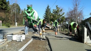 Perşembe Bisiklet Yolunda Çalışmalar Tam Gaz