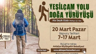 Büyükşehir’den doğa yürüyüşü