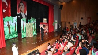 Çocuklar bayramı coşkuyla kutladı