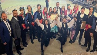 İnegöl Belediyesi Halk Dansları Topluluğu Özbekistan’da 3. Oldu