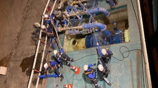 Kente temiz su sağlamak için yoğun tempo