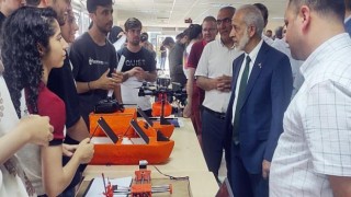 Harran Mühendislik Fakültesi Öğrencileri Ürettikleri Projeleri Sergilediler