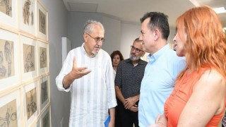 Onay Akbaş’ın kişisel resim sergisi Yenişehir’de açıldı