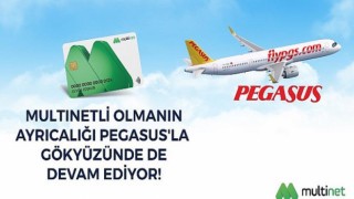 Pegasus yolcuları uçak içi ikram alışverişlerini MultiNet’le ödüyor