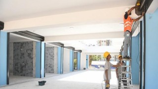 Yenişehir Belediyesi Göçmen Balık Pazarı’nın yapımında sona gelindi