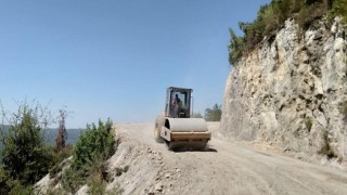 Alanya Bayırkozağacı yolu asfalta hazırlanıyor