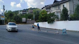 Gölcük’te ulaşım güvenliği için kavşak düzenlemeleri