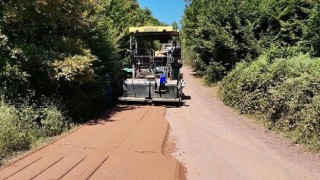 Kocaeli Büyükşehir kendi ürettiği asfaltı kullanıyor