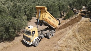 Ayvalık Zeytinlikler Arası Yollar Hasata Hazır