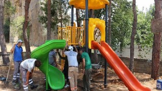 Büyükşehir Belediyesi’nden Serikli çocuklara oyun parkı
