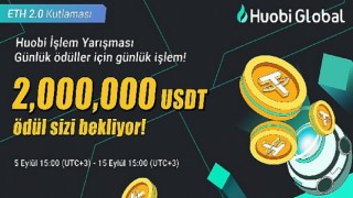 Huobi Global, Ethereum birleşmesini kutlamak için iki milyon dolarlık bir işlem yarışması başlattı