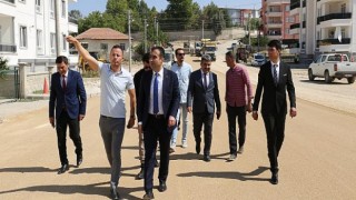 Karaman belediye başkanı Savaş Kalaycı çalışmaları yerinde inceledi