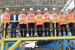 Vali Doğan2. OSB Tosyalı Çelik Tesislerini İnceledi