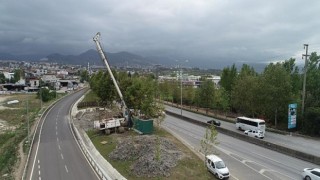 Yeni Emniyet Müdürlüğü önüne üstgeçit yapımına başlandı