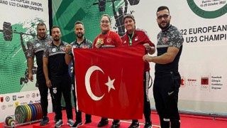 Antalya Büyükşehir sporcusu Aleyna Kaymaz Avrupa Şampiyonu