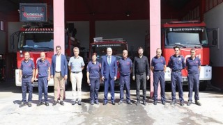 Burhaniye Belediye Başkanı Ali Kemal Deveciler’den İtfaiyecilere Ziyaret