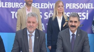 Lüleburgaz Belediyesi’nde TİS imzalandı