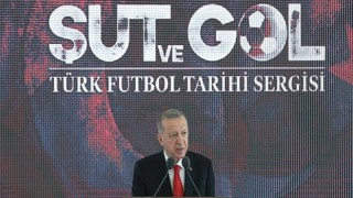 “Şut ve Gol: Türk Futbol Tarihi Sergisi”, Cumhurbaşkanı Erdoğan tarafından açıldı