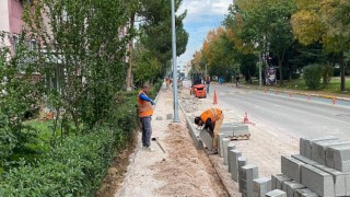Y. Kaptan Salkım Söğüt ve Çamsakızı’nda kaldırımlar yenileniyor