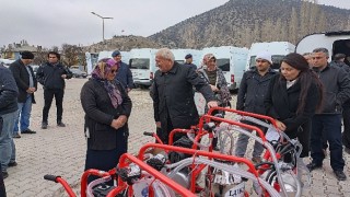 Bozkır&#39;da Üreticilere Destek Sürüdür