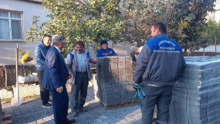 Göynük Mahallesi'nde yol ve kaldırım çalışmaları devam ediyor