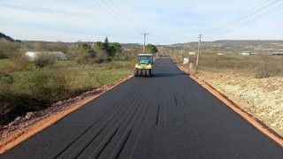 Kandıra Akçaova-Deliveli grup köy yolunda üstyapı