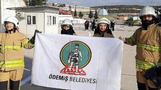 ÖDAK, İzmir İtfaiyesi'nin yangın söndürme eğitimlerine katıldı