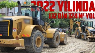 Saray Belediyesi 2022 Yılında 132 Bin 324 Metrekare Yol Yaptı
