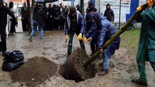 Terör saldırısında hayatını kaybeden Yağmur’un anısına fidan dikildi