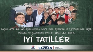 Belediye Başkanı Savran&#39;dan Yarıyıl Mesajı